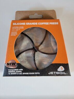 JetBoil Grande Silicone Coffee Press - Original - NWT